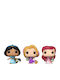 Funko Pocket Pop! Filme: Disney - Princess Rapunzel Ariel Jasmin 3buc