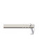 Viometale Cosmos Jessica Sens unic Șină din Aluminiu în Culoare Argintiu 240εκ. VIO-JESSICA240