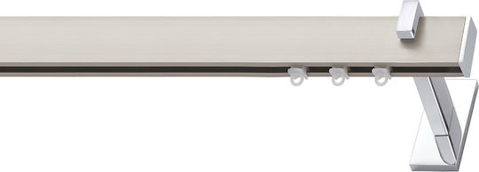 Viometale Cosmos Jessica Sens unic Șină din Aluminiu în Culoare Argintiu 240εκ. VIO-JESSICA240