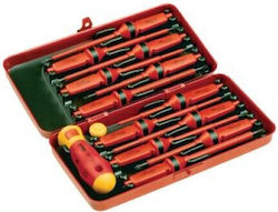 Felo Set 12 Screwdrivers with 12 Interchangeable Tips