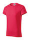 Malfini Ανδρικό Διαφημιστικό T-shirt Κοντομάνικο Red Melange