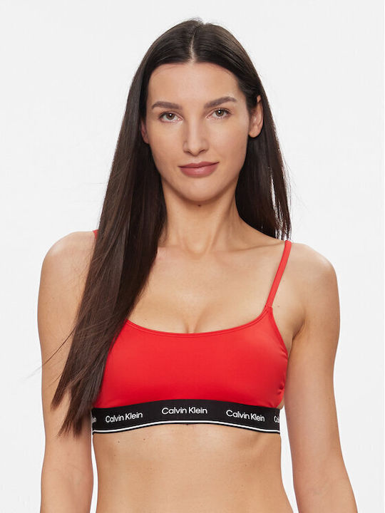 Calvin Klein Bikini Μπουστάκι Κόκκινο