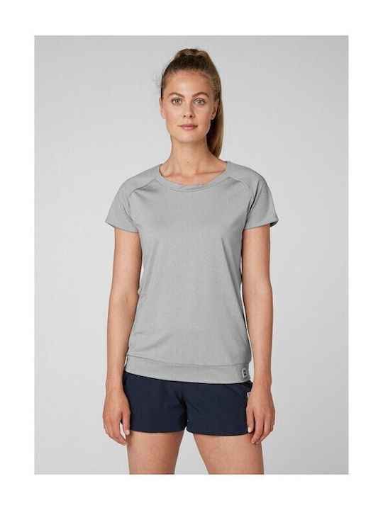 Malla Γυναικείο Αθλητικό T-shirt Γκρι