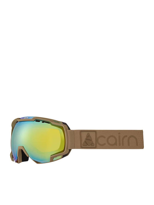 Cairn Mercury Spx3000 Mat Μάσκα Σκι & Snowboard Ενηλίκων Καφέ