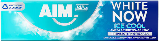AIM White Now Ice Cool Mint Toothpaste for Whitening 75ml