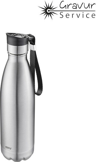 Gefu Olimpio Μπουκάλι Θερμός Ανοξείδωτο 500ml Ασημί