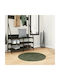 vidaXL Anti-slip Rug Round Cypress