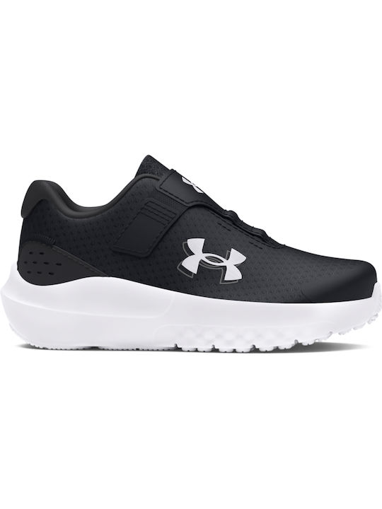 Under Armour Αthletische Kinderschuhe Laufen Surge 4 Schwarz