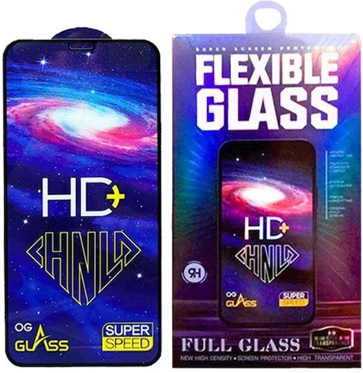 A415 Full Face Tempered Glass Μαύρο (Galaxy A41)