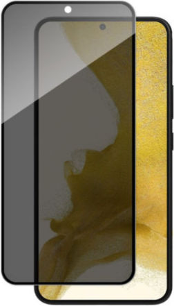Privacy Full Face Tempered Glass Μαύρο (Galaxy S22 5G)