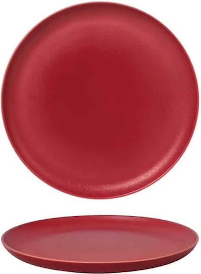 Fine Baralee Farfurie Deșert din Porțelan Red Checkmate Square cu Diametru 21cm 6buc
