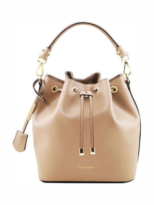 Tuscany Leather Γυναικείο Πουγκί Δερμάτινο