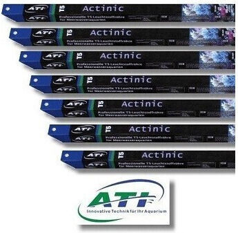 Ati Actinic Лампа T5 за Аквариумно Осветление с Лилав Светлина 24W