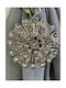 Design 4 Σχέδιο Tie-Back Magnetic din Metal Argintiu 1buc