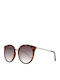 Guess Women's Sunglasses with Brown Tartaruga Frame and Brown Gradient Lens GF0324 52F
