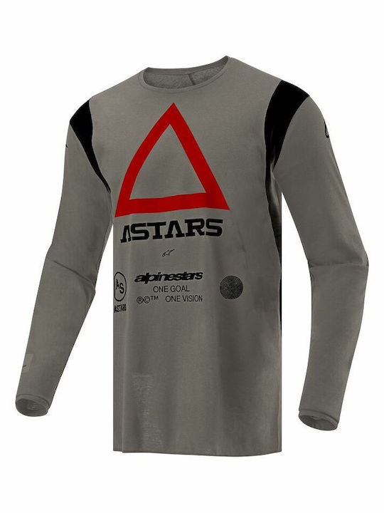 Alpinestars Pentru bărbați Tricou Motocross Mânecă lungă Maro Culoare