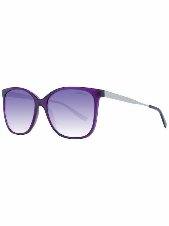 Ana Hickmann Women's Sunglasses with Purple Frame and Purple Gradient Lens HI9058 T01