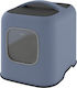 Rotho My Pet Cat Toilet Closed Blue L51 x W39.5 x H44.3cm