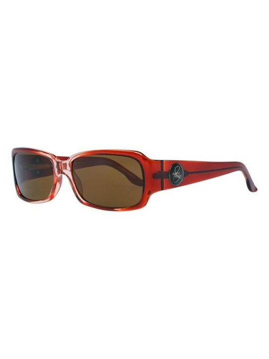 MORE & MORE Women's Sunglasses with Multicolour Plastic Frame and Brown Lens 54294 770