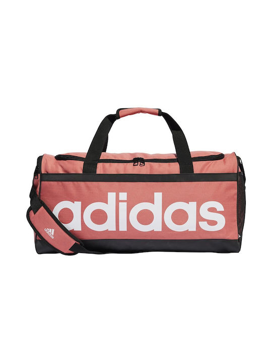 Adidas Essentials Linear Duffel Women's Gym Medium Bag Pink