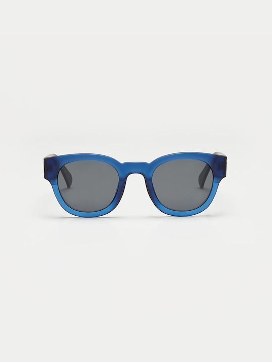 Cosselie Leon Sonnenbrillen mit Blau Rahmen und Gray Polarisiert Linse 1802202321