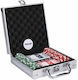 Set Set 100 Fise de Poker in Valiza