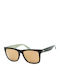 Lacoste Men's Sunglasses with Black Plastic Frame and Brown Mirror Lens L805SA-001