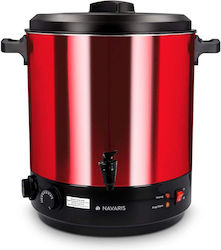 Navaris Πολυμάγειρας 1800W με Χωρητικότητα 27lt Κόκκινος
