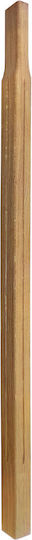 Kazantzidis Wooden Furniture Leg Suitable for Table / Coffee Table 4.5x4.5x90cm Brown