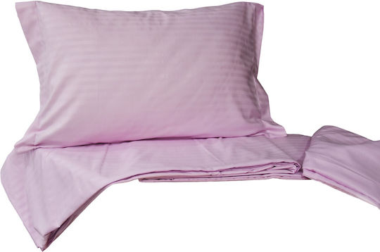 Decotelia Bettbezug-Set Übergröße mit 2 Kissenbezügen 220x240 Lila