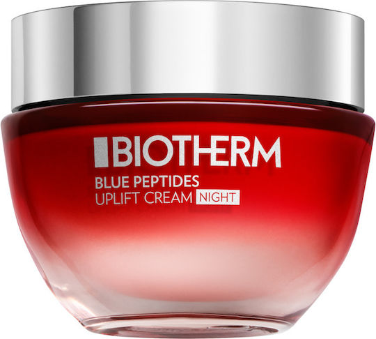 Biotherm Blue Peptides Uplift Moisturizing Cream for Face & Lips Night with Collagen & Peptides 50ml