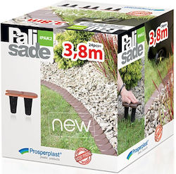 Prosperplast Kunststoffgartenbordüre in Braun F...