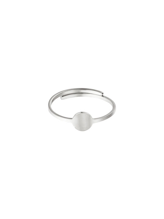 Damen Ring aus Stahl