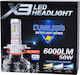 Autoline Lamps Car X3 H7 LED 6000K Cold White 9-32V 50W 2pcs