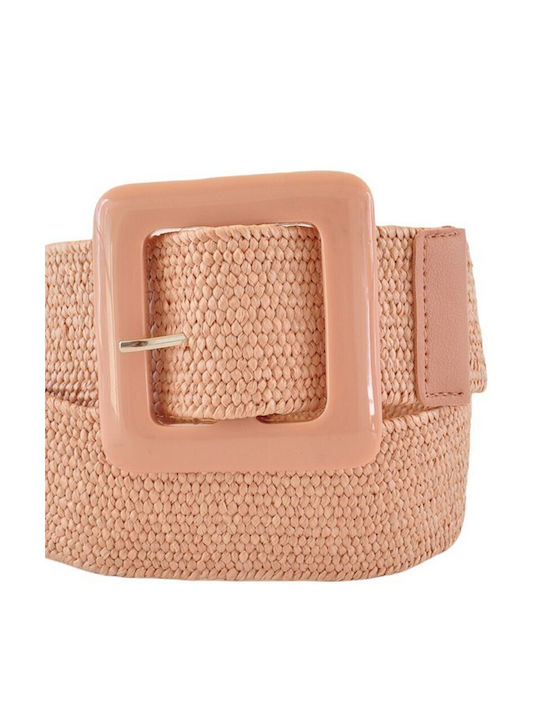 FantazyStores Elastic Women's Belt Pink