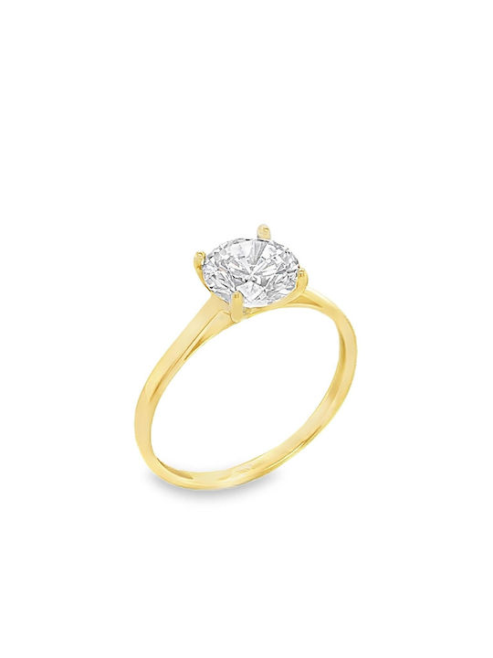 Xryseio Single Stone from Gold 14K