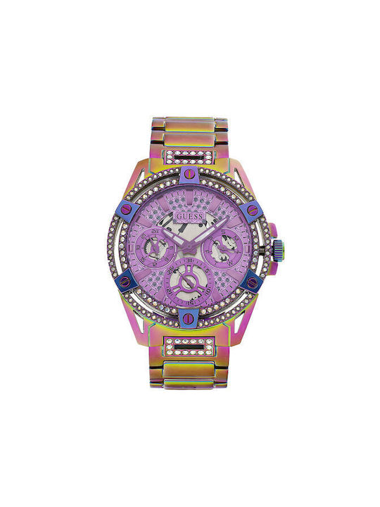 Womens Watch 40mm Battery With Pink Steel Bracelet