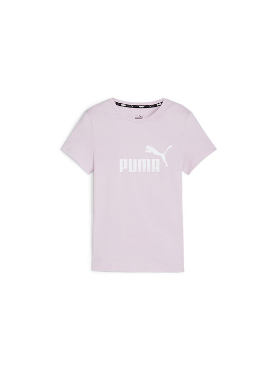 Puma Kids' T-shirt Pink Logo Tee