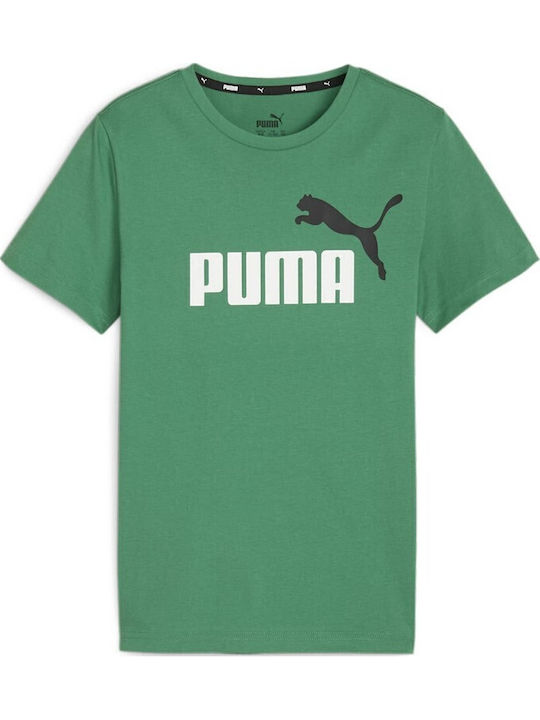 PUMA Kinder-T-Shirt KURZÄRMELIGES HEMD PUMA Log...