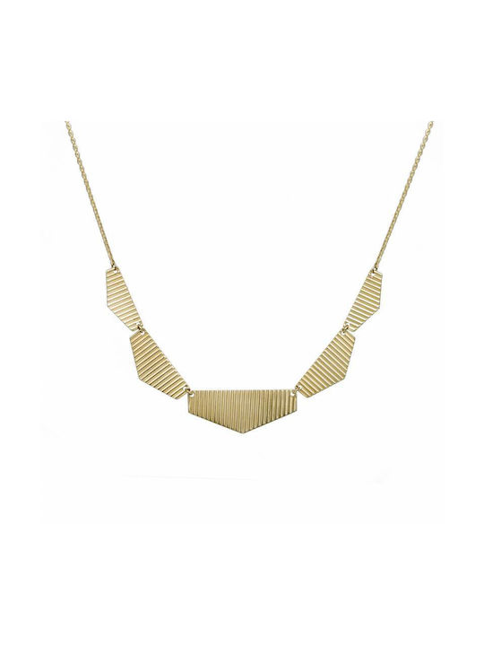 Necklace from Gold 9 K