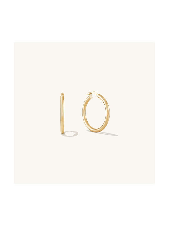 Earrings Hoops made of Steel Gold Plated