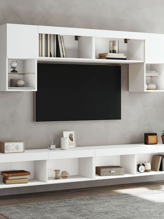 TV-Ständer Weiß M100xT30xH30cm