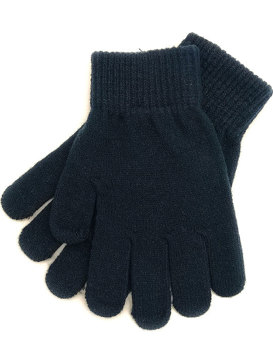 Marineblau Gestrickt Handschuhe