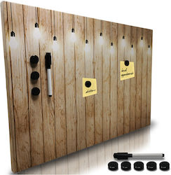 Bakaji Magnet Notice Board 60x40cm