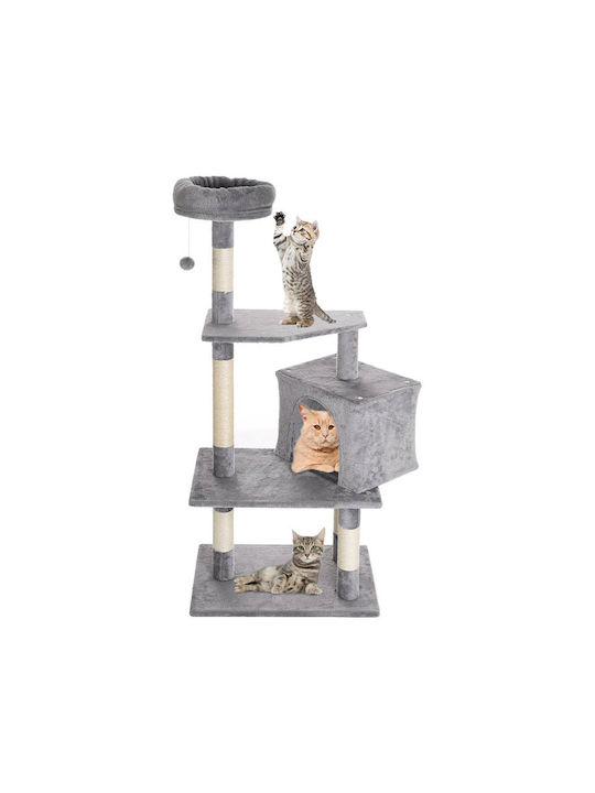 Bakaji Cat Trees Gray 60x40x133cm