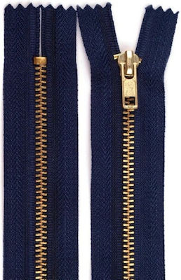 Navy Blue Metal Zipper Sewing Supply