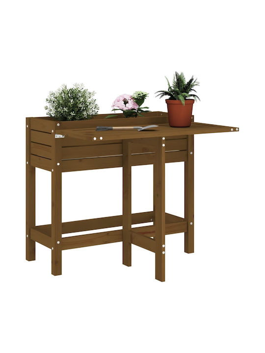 vidaXL Planter Box Garden Folding Coffee 825124