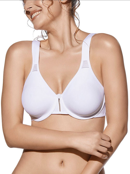 Lorea Minimizer Minimizer Bra without Padding Underwire White