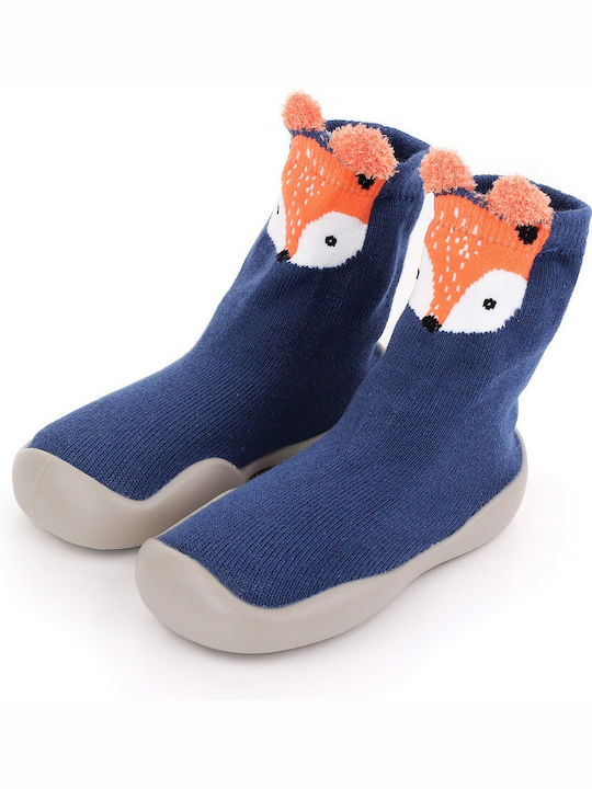 Babykids Kinderstrümpfe Hausschuh-Socken Μπλε