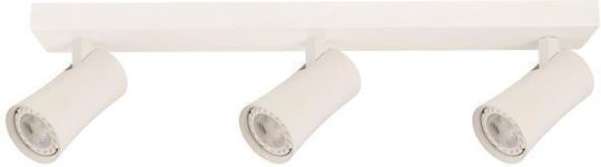 Eurolamp Single Spot with Socket GU10 in White Color